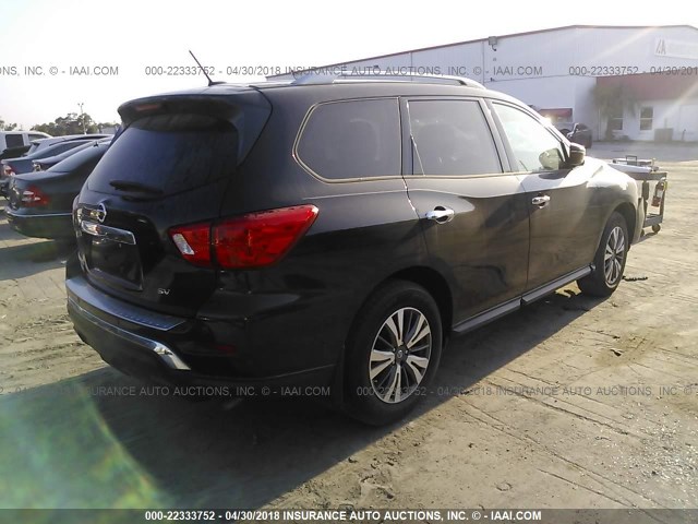 5N1DR2MN8HC613157 - 2017 NISSAN PATHFINDER S/SV/SL/PLATINUM BLACK photo 4