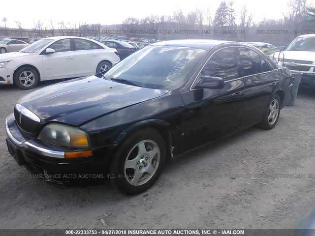 1LNHM87A7YY841861 - 2000 LINCOLN LS BLACK photo 2