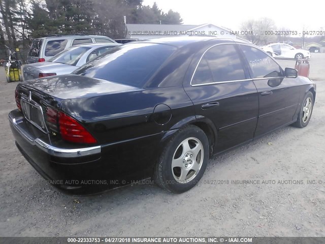 1LNHM87A7YY841861 - 2000 LINCOLN LS BLACK photo 4