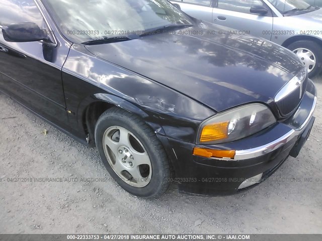 1LNHM87A7YY841861 - 2000 LINCOLN LS BLACK photo 6