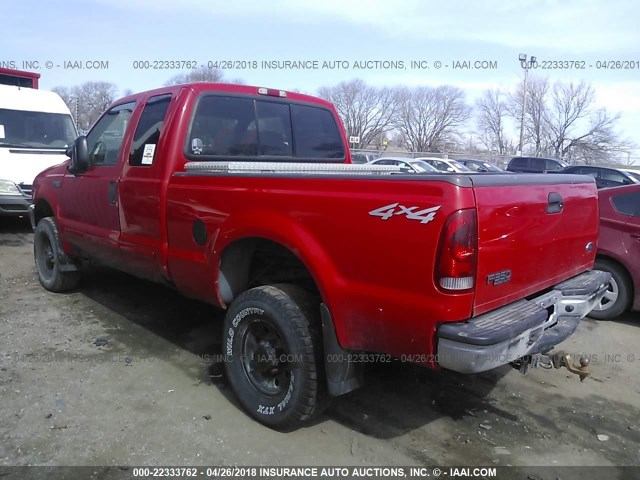 3FTSX31S51MA50767 - 2001 FORD F350 SRW SUPER DUTY RED photo 3