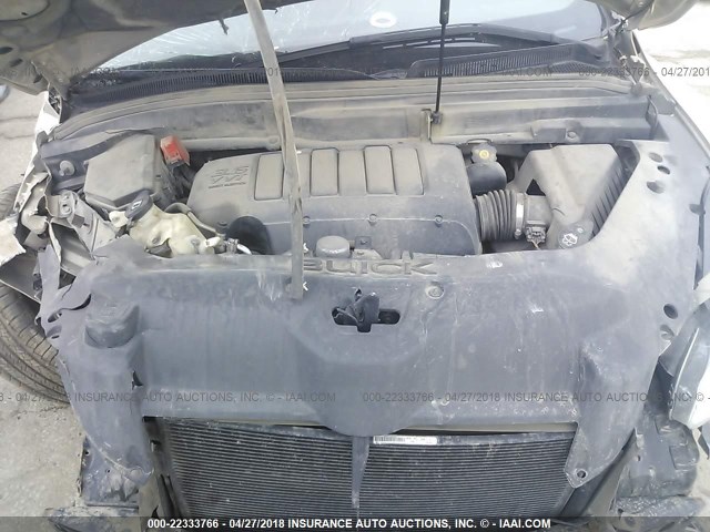 5GAKVBED3BJ221172 - 2011 BUICK ENCLAVE CXL 棕色 照片 10