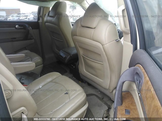 5GAKVBED3BJ221172 - 2011 BUICK ENCLAVE CXL TAN photo 8