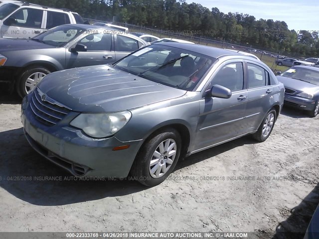 1C3LC46K27N557305 - 2007 CHRYSLER SEBRING Light Blue photo 2