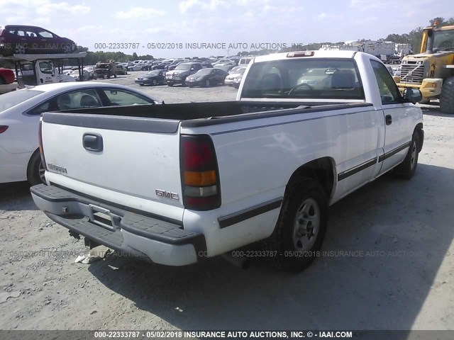 1GTEC14X34Z308761 - 2004 GMC NEW SIERRA C1500 WHITE photo 4