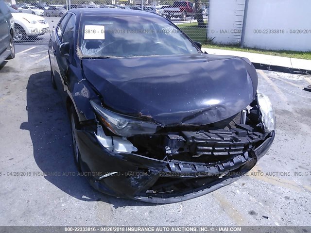 4T1BF1FK8FU057159 - 2015 TOYOTA CAMRY LE/XLE/SE/XSE BLACK photo 6