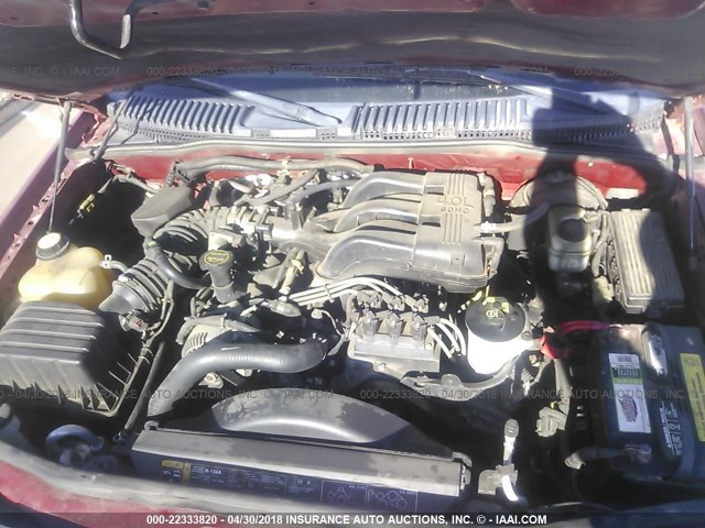 1FMZU73E05ZA49211 - 2005 FORD EXPLORER XLT/XLT SPORT/NBX RED photo 10