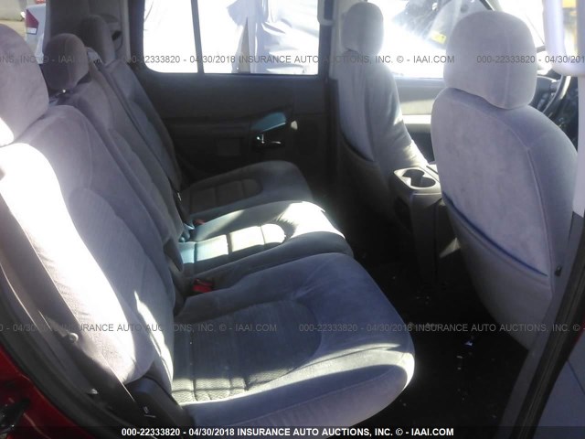 1FMZU73E05ZA49211 - 2005 FORD EXPLORER XLT/XLT SPORT/NBX RED photo 8