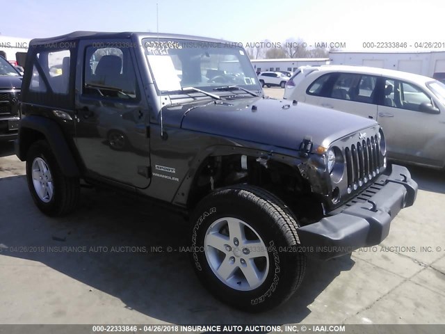 1C4AJWAG0GL211613 - 2016 JEEP WRANGLER SPORT Qəhvəyi foto 1