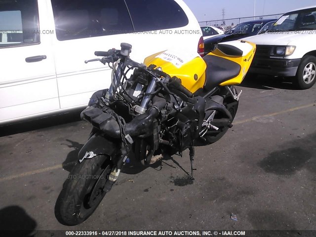 JYARJ06Y94A003377 - 2004 YAMAHA YZFR6 L YELLOW photo 2