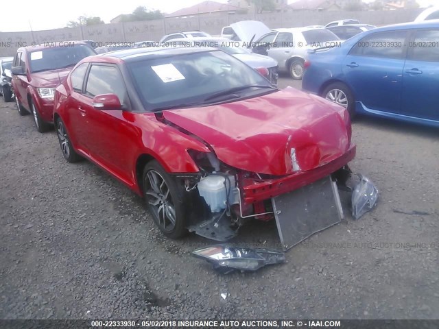 JTKJF5C70GJ013868 - 2016 TOYOTA SCION TC 红色 照片 1