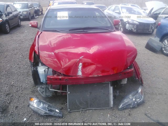 JTKJF5C70GJ013868 - 2016 TOYOTA SCION TC 红色 照片 6