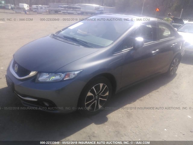 2HGFB2F94DH520064 - 2013 HONDA CIVIC EXL Boz foto 2