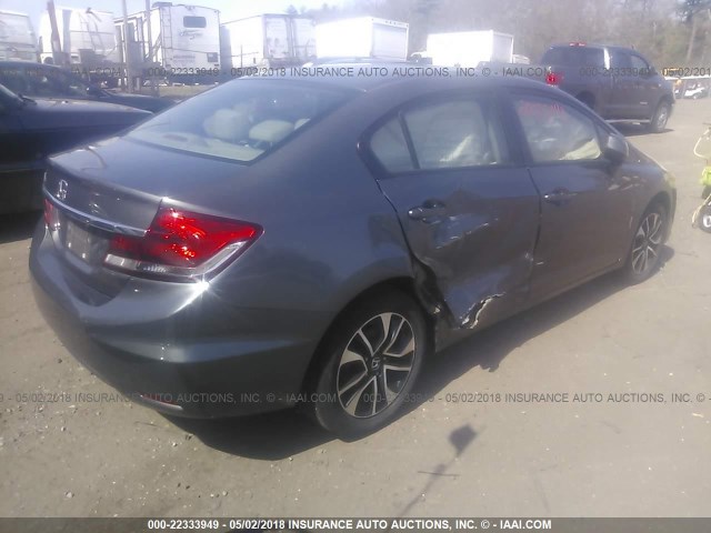 2HGFB2F94DH520064 - 2013 HONDA CIVIC EXL Boz foto 4