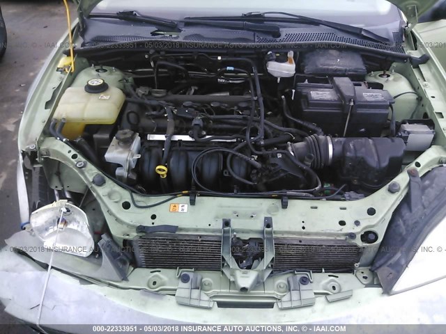 1FAHP34N17W169222 - 2007 FORD FOCUS ZX4/S/SE/SES 绿色 照片 10