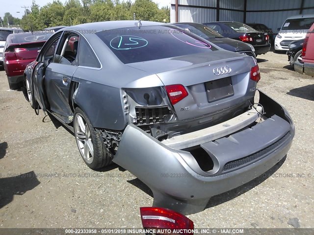WAUKGAFB1BN018738 - 2011 AUDI A6 PRESTIGE GRAY photo 3