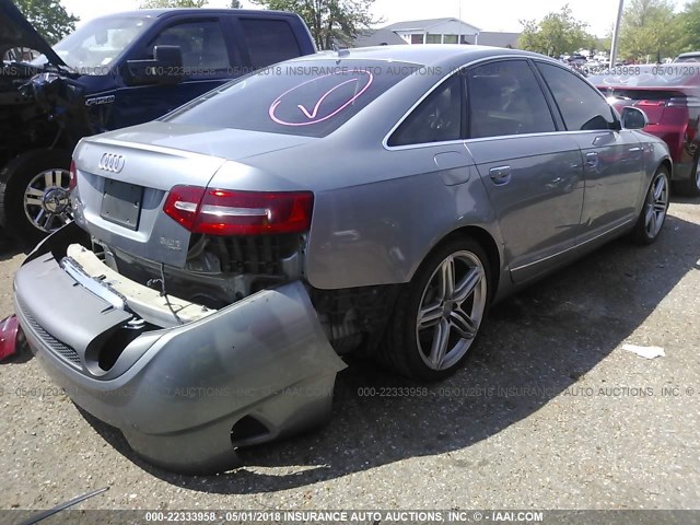 WAUKGAFB1BN018738 - 2011 AUDI A6 PRESTIGE GRAY photo 4