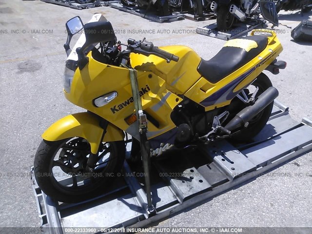 JKAEXMF192A086201 - 2002 KAWASAKI EX250 F YELLOW photo 2