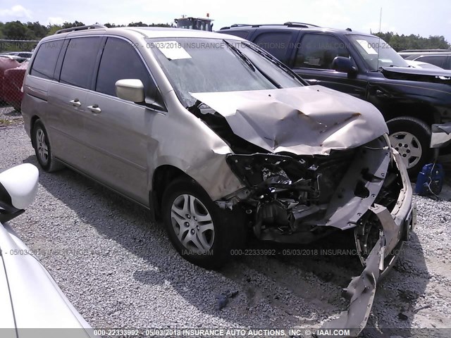 5FNRL38757B076777 - 2007 HONDA ODYSSEY EXL ოქროსფერი ფოტო 1
