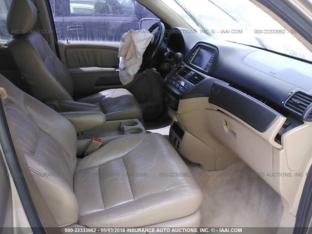 5FNRL38757B076777 - 2007 HONDA ODYSSEY EXL GOLD photo 5