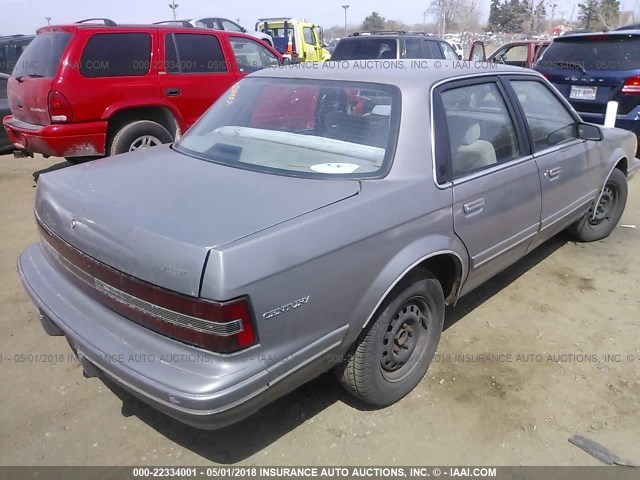 1G4AG55M5T6459921 - 1996 BUICK CENTURY SPECIAL/CUSTOM/LIMITED GRAY photo 4