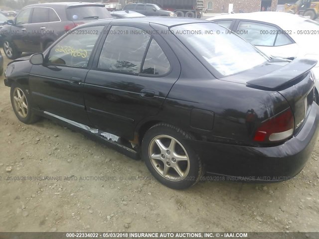 3N1AB51D03L724763 - 2003 NISSAN SENTRA SE-R SPEC V BLACK photo 3