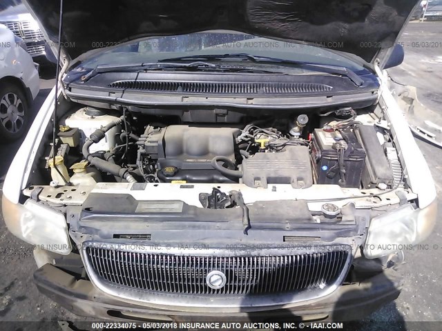 1C4GP64L7TB298864 - 1996 CHRYSLER TOWN & COUNTRY LXI WHITE photo 10