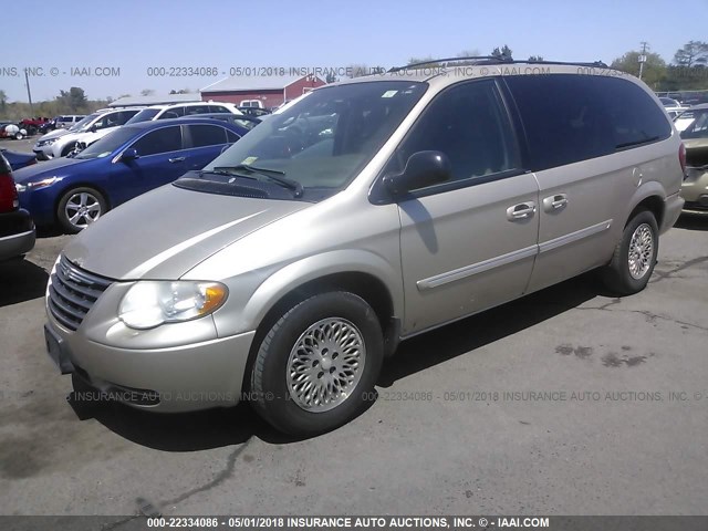 2C4GP54LX5R313890 - 2005 CHRYSLER TOWN & COUNTRY TOURING BEIGE photo 2