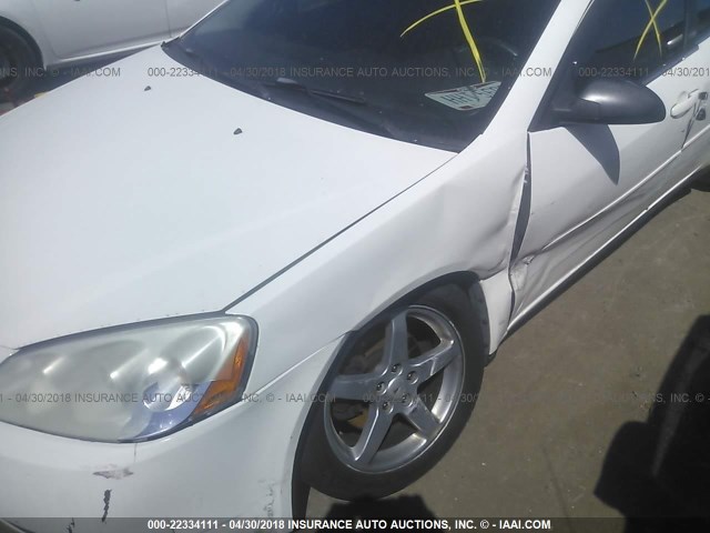 1G2ZG58N174224112 - 2007 PONTIAC G6 SE WHITE photo 6