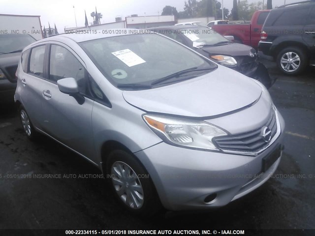 3N1CE2CP1GL377214 - 2016 NISSAN VERSA NOTE S/S PLUS/SV/SL/SR SILVER photo 1