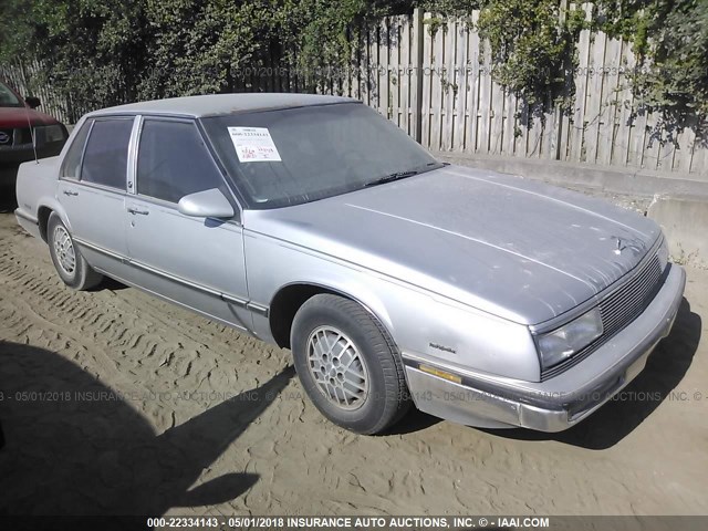 1G4HP54C7KH459820 - 1989 BUICK LESABRE CUSTOM SILVER photo 1