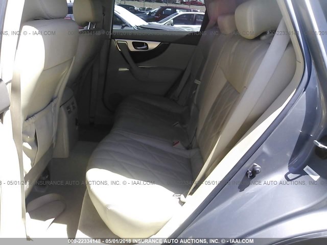 JNRBS18W99M200415 - 2009 INFINITI FX50 GRAY photo 8