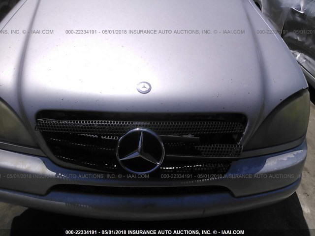 4JGAB54E91A245307 - 2001 MERCEDES-BENZ ML 320 SILVER photo 6