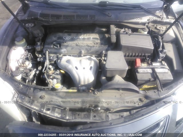 4T1BE46K77U612351 - 2007 TOYOTA CAMRY NEW GENERAT CE/LE/XLE/SE BLACK photo 10