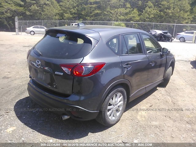 JM3KE2BE7E0422442 - 2014 MAZDA CX-5 SPORT GRAY photo 4