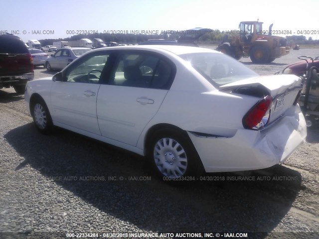 1G1ZT58N88F147972 - 2008 CHEVROLET MALIBU LT/CLASSIC WHITE photo 3