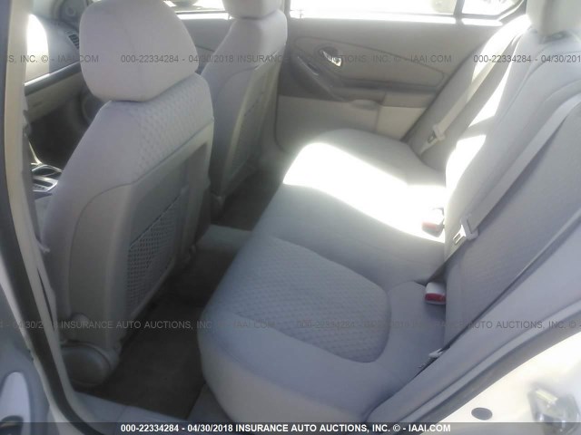 1G1ZT58N88F147972 - 2008 CHEVROLET MALIBU LT/CLASSIC WHITE photo 8