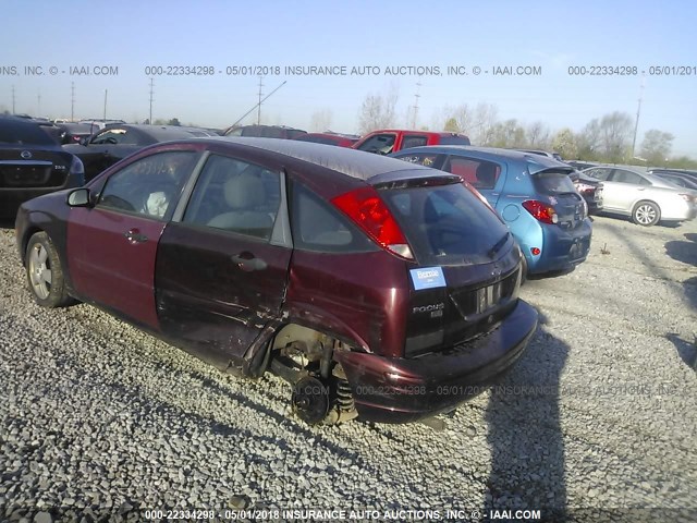 1FAFP37N97W268308 - 2007 FORD FOCUS ZX5/S/SE/SES 红色 照片 3