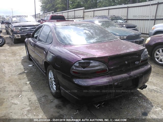 1G2WR521X2F282784 - 2002 PONTIAC GRAND PRIX GTP BURGUNDY photo 3