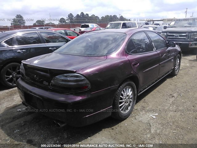 1G2WR521X2F282784 - 2002 PONTIAC GRAND PRIX GTP BURGUNDY photo 4