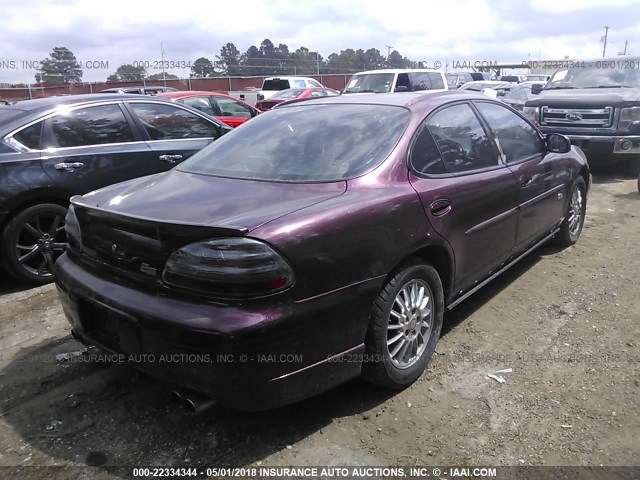 1G2WR521X2F282784 - 2002 PONTIAC GRAND PRIX GTP BURGUNDY photo 4