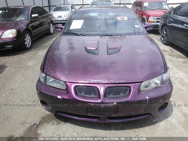 1G2WR521X2F282784 - 2002 PONTIAC GRAND PRIX GTP BURGUNDY photo 6