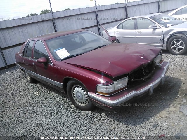 1G4BN52P2RR437357 - 1994 BUICK ROADMASTER MAROON photo 1