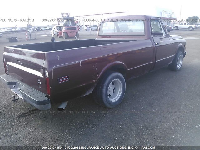 CE140B131386 - 1970 CHEVROLET C10 BROWN photo 4