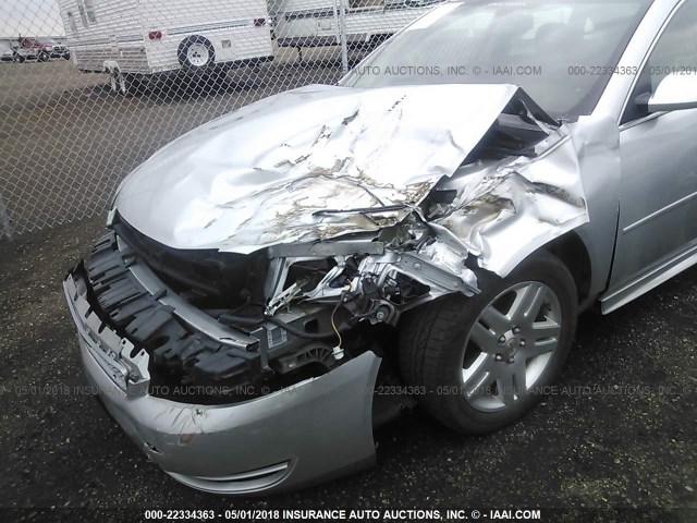 2G1WB5E31E1129082 - 2014 CHEVROLET IMPALA LIMITED LT SILVER photo 6