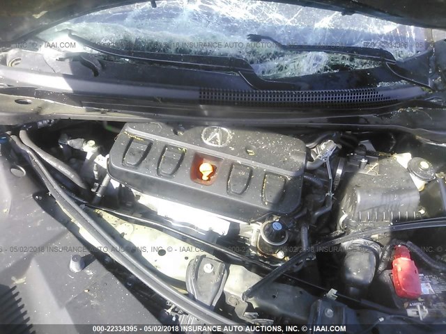 19VDE1F35FE001499 - 2015 ACURA ILX 20 BLACK photo 10