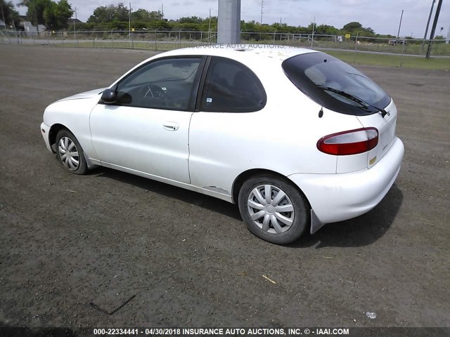 KLATA2268YB554191 - 2000 DAEWOO LANOS S Blanco foto 3