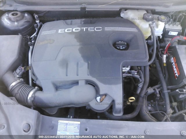 1G1ZC5EBXAF134303 - 2010 CHEVROLET MALIBU 1LT 黑色 照片 10