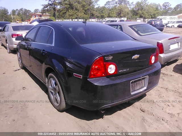 1G1ZC5EBXAF134303 - 2010 CHEVROLET MALIBU 1LT 黑色 照片 3