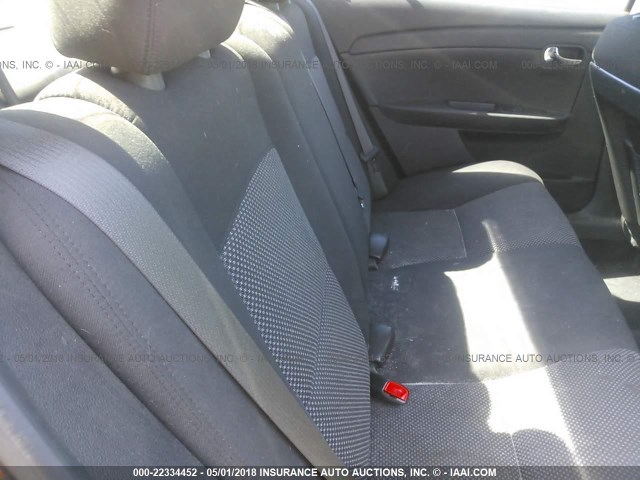 1G1ZC5EBXAF134303 - 2010 CHEVROLET MALIBU 1LT 黑色 照片 8